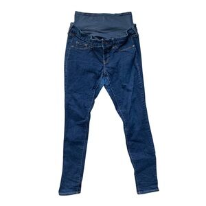 Old Navy Maternity Rockstar Super Skinny Full Panel Jeans 8